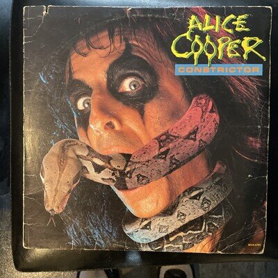 ALICE COOPER - 1986 Constrictor Vinyl LP ORIGINAL PRESSING MCA-5761