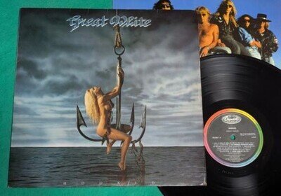 Great White - Hooked BRAZIL LP Capitol 1991 1st Press