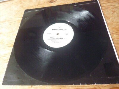 Great White promo 12" EP Congo Square plays VG+ 12CLDJ605 heavy metal