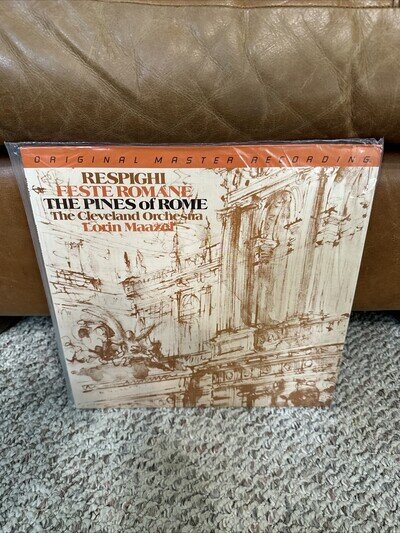 Lorin Maazel LP Respighi Feste Romane Pines Of Rome MFSL Mobile Fidelity SEALED