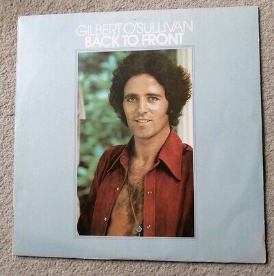 Gilbert O'Sullivan Back to Front Pop Vinyl LP Record (1972)