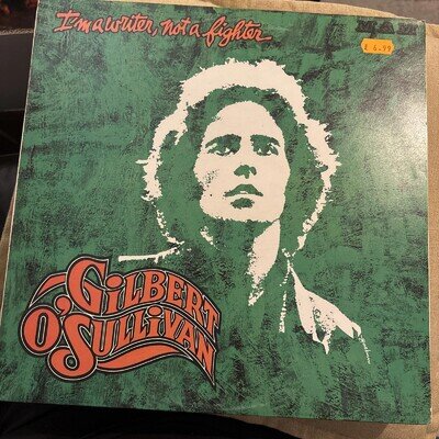 Gilbert O'Sullivan 'I'm a Writer, Not a Fighter' Vinyl LP Record