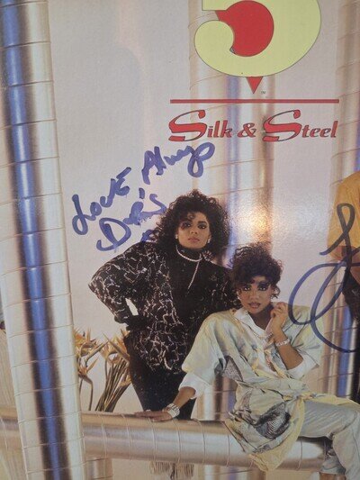 FIVE STAR Autographed RECORD ‘SILK & STEEL’ (RCA)