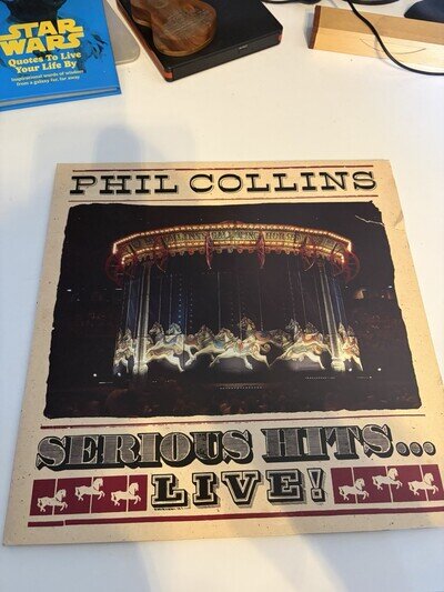 Phil Collins Serious Hits...Live Vinyl Record Double Album Genesis