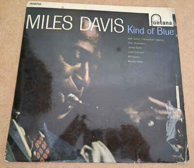 Miles Davis Kind of Blue Vinyl LP fontana label MONO