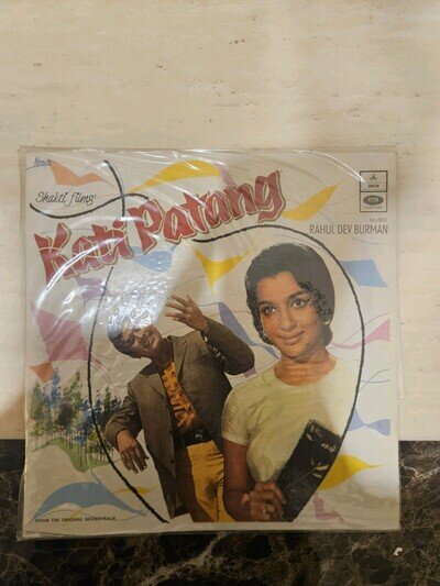 Kati Patang LP Vinyl Record R D Burman Original 1976 Bollywood Hindi Film Indian