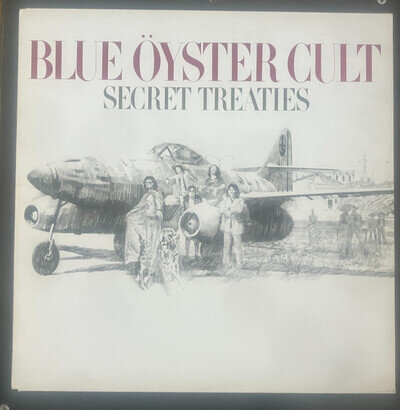 Blue Oyster Cult Secret Treaties vinyl album CBS 1974