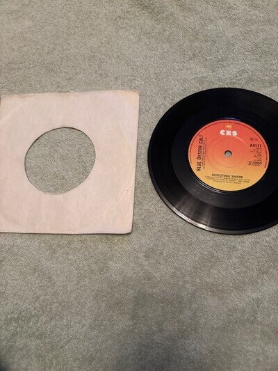 blue oyster cult shooting shark 7" 80's rock