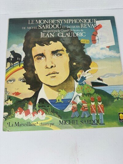 MICHEL SARDOU & JEAN CLAUDRIC - LP "LE MONDE SYMPHONIQUE"