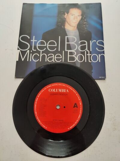 Michael Bolton Steel Bars 7" Vinyl Record