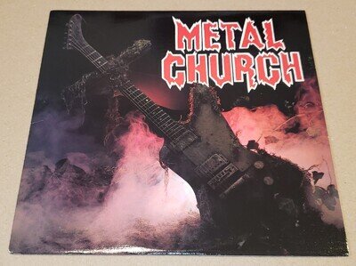 METAL CHURCH ULTRA RARE 1984 S/T GROUND ZERO GZ002 VINYL LP W/INSERT MINT-/MINT-