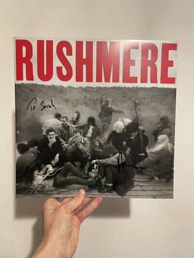 Mumford & Sons Rushmere Signed Blood Red Vinyl “To Sarah”