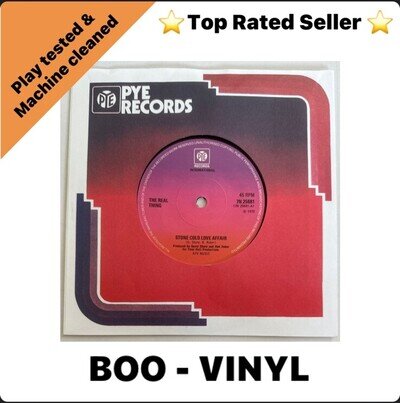 The Real Thing - Stone Cold Love Affair 7” Funk Soul Disco Ex Condition
