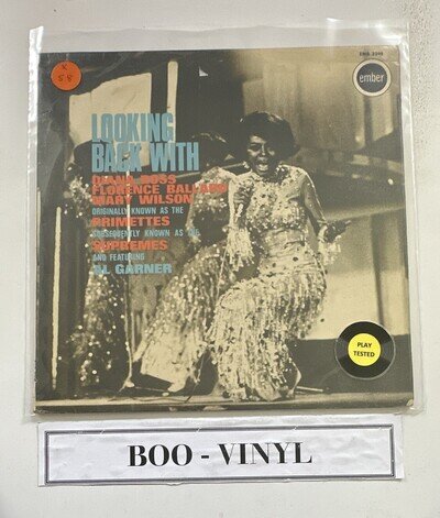 Diana Ross / Eddie Floyd Looking Back LP vinyl UK Ember 1968 VG+ / VG+ 1968