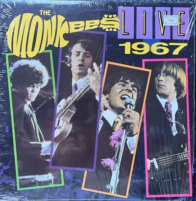 The Monkees Live 1967 1987 Usa Rhino Vinyl LP Rnlp 70139 Ex / Ex