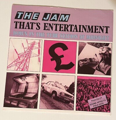 The Jam - That's Entertainment (Official UK Release) 7” Single