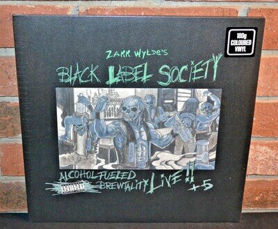 BLACK LABEL SOCIETY - Alcohol Fueled Brewtality Live!! + 5 Ltd COLORED VINYL New