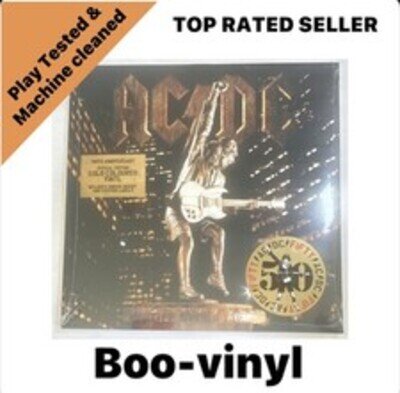 AC/DC - Stiff Upper Lip ~ New Sealed 50th Anniversary Gold Vinyl Record