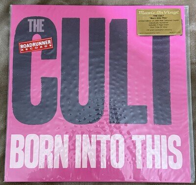 The Cult - Born Into This - Rare Pink Vinyl - Unplayed