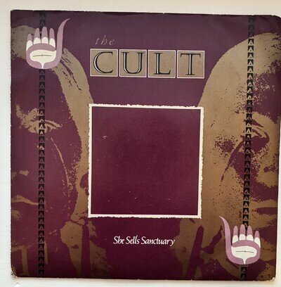 The Cult She Sells Sanctuary Vinyl 7" Single (Beggars Banquet)