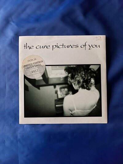 The Cure: Pictures of You, 1990 UK 7" Fiction Records Ltd Edition Green Vinyl