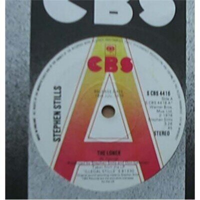 STEPHEN STILLS LONER 7" PROMO 1976 UK