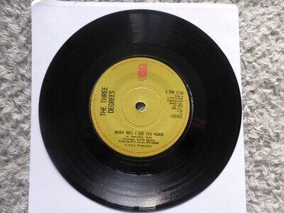 THE THREE DEGREES - WHEN WILL I SEE YOU AGAIN, 1974 EX