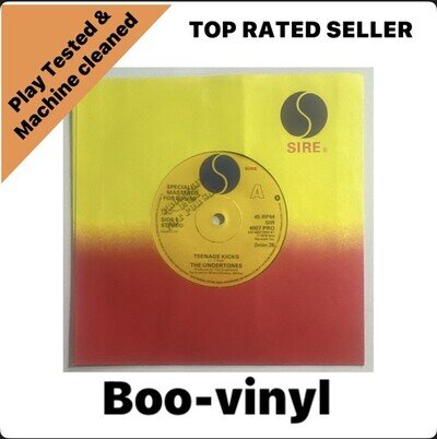 UNDERTONES TEENAGE KICKS 7" VINYL 1978 RARE PROMO COPY SPECIALLY MASTERED DJ USE