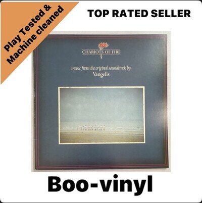 Chariots of Fire Vinyl LP Original Soundtrack by Vangelis 1981 POLS 1026 NM/VG+