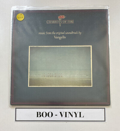 Chariots of Fire Vinyl LP Original Soundtrack by Vangelis 1981 EX / VG