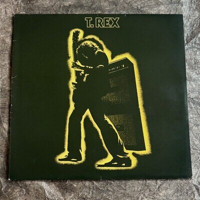T. REX: ELECTRIC WARRIOR German Cube Records VINYL LP | NM / VG+
