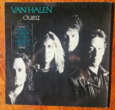 Van Halen OU812 Vinyl 12" LP Album Lyric Inner Warner Bros Records WX 177 EX/EX