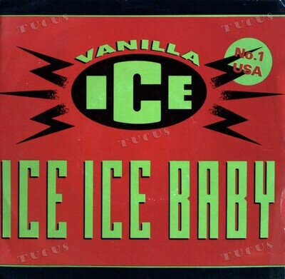 Vanilla Ice - Ice Ice Baby 7" (VG+) '*