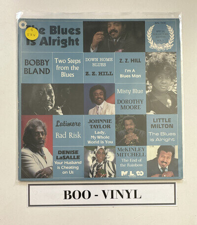 Various - The Blues Is Alright Lp Vinyl Record Rhythm N Blues Malaco VG+ / VG