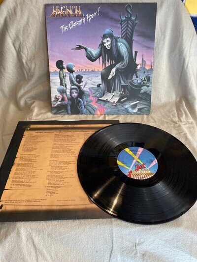 GREAT CONDITION Magnum The Eleventh Hour 1983 JET Records vinyl LP JETLP240