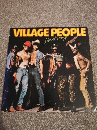 Village People Live and Sleazy 2xLP Record 12" Vinyl