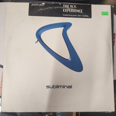 Jason Jinx The N.Y. Experience Vinyl Single 12 inch subliminal