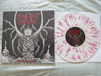 MALEVOLENT CREATION DEMO 1989 10"WHITE WITH RED SPLATTER NEW