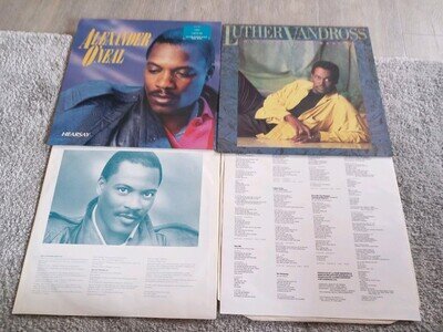 Alexander O'Neal Hearsay & Luther Vandross Give Me The Reason Vinyl LP Albums.