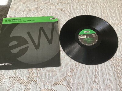 LUTHER VANDROSS vinyl 12”single may xmas bring you hapiness excellent condition