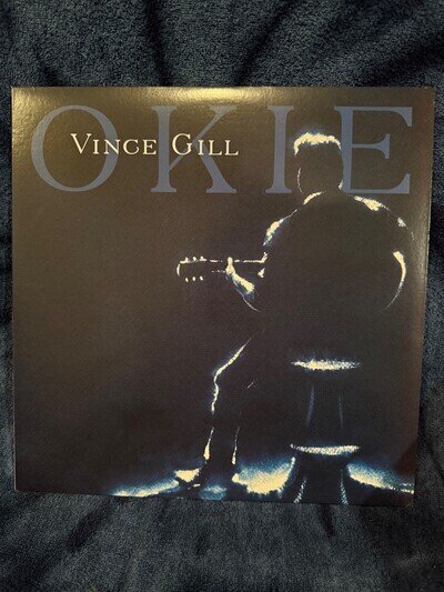 Vince Gill - Okie, 1x Blue Vinyl, 2019, MCA Nashville, Played Once