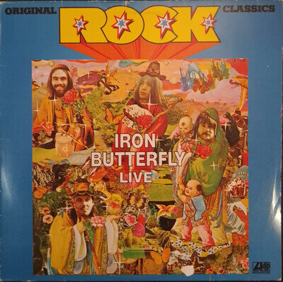 Iron Butterfly - Live - Used Vinyl Record - K1450z