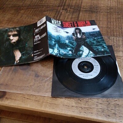 W.A.S.P. – Sunset & Babylon Poster Sleeve CLP 698 VG+/VG+