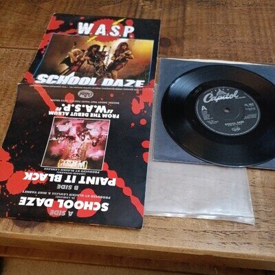 W.A.S.P. – School Daze Poster Sleeve CL344 VG+/VG+