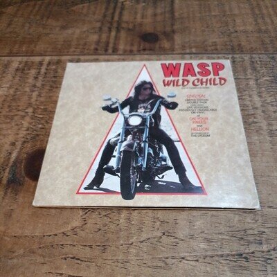 W.A.S.P. ‎WASP – Wild Child (Steve Thompson Remix) 2x7" Promo Stickered VG+/VG+