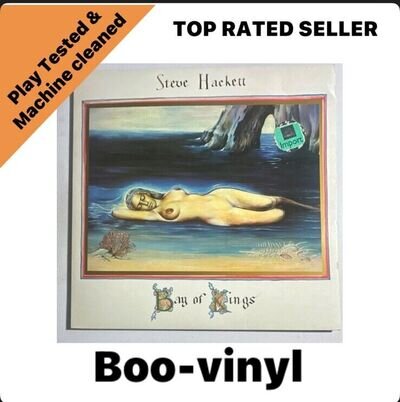 Steve Hackett ~ Bay Of Kings ~ Lp Vinyl Record 1987 NM / NM Condition