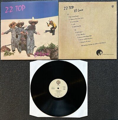 ZZ Top El Loco 12" Vinyl LP 1981 Warner Bros Records K 56929