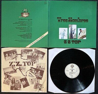 ZZ Top Tres Hombres 1983 Vinyl LP A2 B2 RE Warner WB 56 603 PROCLEANED TESTED EX