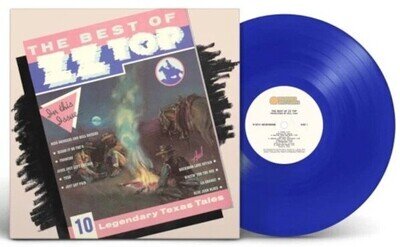 ZZ TOP LP The Best Of ZZ Top BLUE COLOURED VINYL Limited Edition Indies SEALED
