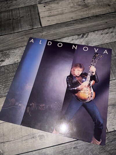 Aldo Nova - Aldo Nova - 12” Vinyl Record LP - 1985 Epic Europe Reissue Complete